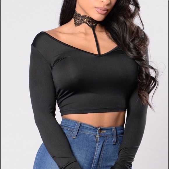 Fashion Nova Tops - Fashion Nova Black Top